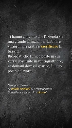 Perché essere troppo leali sul lavoro ti distruggerà la vita | Frasi per riflettere | #shorts