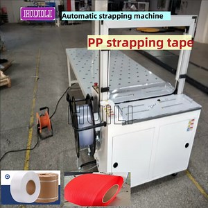 [Hot Item] High-Efficiency PP Belt Semi-Automatic Strapping Machine for Carton Packaging