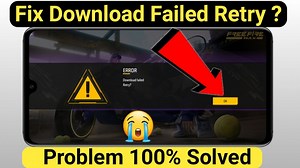 Fix Download Failed Retry Problem in Free Fire | Error download Failed Retry Problem Free Fire Max about :- Friends, the problem of download failed retry is coming in your free fire too, so how can you fix this problem, it has been told in today's video. Watching the video completely then you will understand free fire max download failed retry problem, fix download failed retry problem, free fire download failed retry free fire download resources problem free fire download center problem free fi