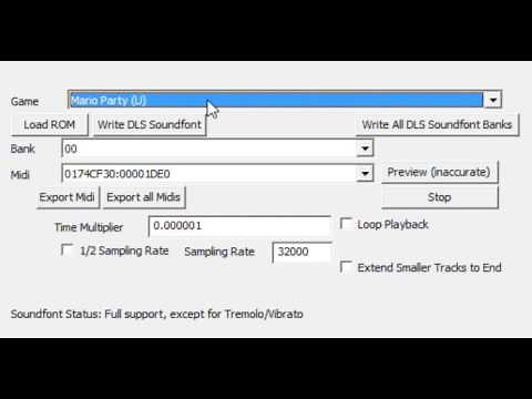 N64 Soundbank Tool - Sample previews