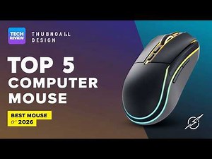 Top 5 Best Computer Mouse 2026 | Best Wireless Mouse for Work & Gaming