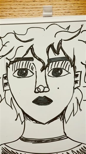 Drawing on a whiteboard #sketch #drawing #art #whiteboard