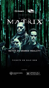 14 comments | Step into the world's first-ever cinematic Shared Reality experience featuring The Matrix—an immersive journey only at Cosm. | Cosm Dallas | Facebook