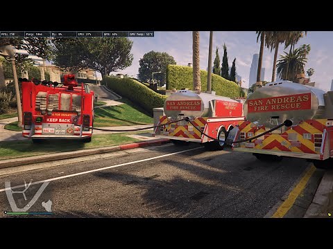 FiveM Realistic Fire Hose, Supply Sharing System