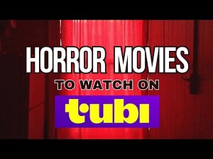 20 Horror Movies to watch on TUBI 📺 👻