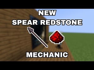 NEW Redstone Mechanic with the Spear! [Simple]