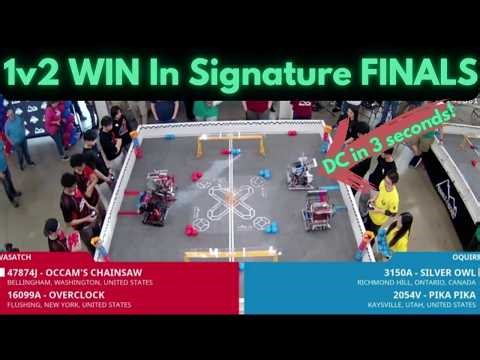 The Greatest match of all time? This VEX Pushback match goes down in VEX history!