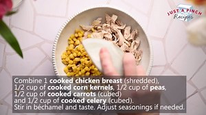 Chicken pot pie muffins