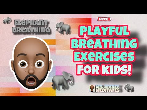 Elephant Breathing 🐘 | New Series! 🎥 | Playful Breathing Exercises for Kids! 🐘