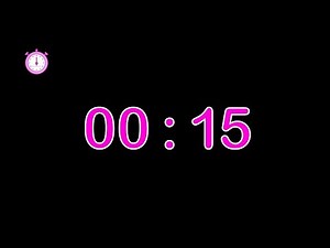 15 second timer : countdown 15 second timer