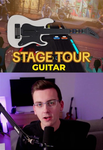 Here’s everything you need to know about the Kramer guitar coming with Stage Tour! #stagetour #guitarcontroller #crkd #guitarhero #kramer