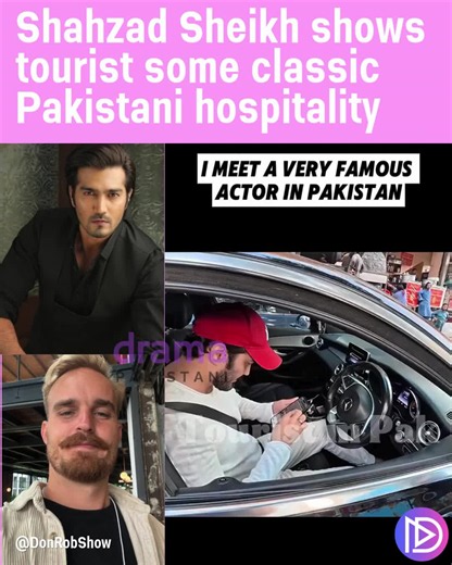 For anyone who visits, this isn't a rare headline, it’s everyday life. From our bustling city streets to the quietest mountain villages, the real face of Pakistan is defined by warmth, generosity, and an open heart for guests from across the globe. VC: @donrobshow #dramapakistani #pakistanitourist #shehzadsheikh