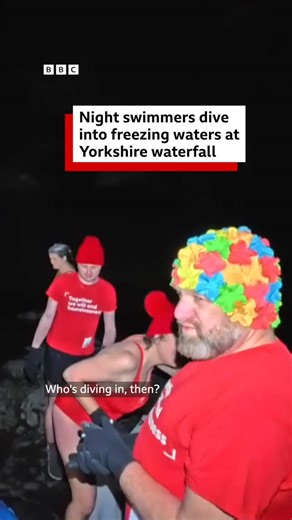 BBC Yorkshire | These hardy swimmers took part in a wild swimming challenge to raise thousands for charity! 🥶 | Instagram