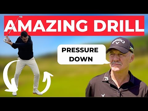 PETE COWEN DRILL - How To Create Downward Pressure in Golf Swing