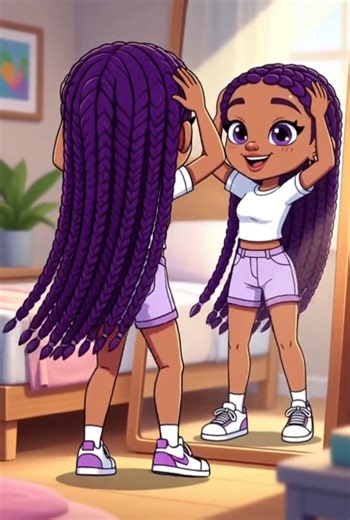 💃 Dance with Lila! | Cute 2D Cartoon Moves 🟣 #cartoon #dance #cartoonshorts