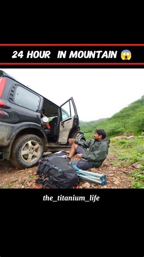 24 Hour in mountain 😱 Mr Indian hacker 😍 #mrindiahacker #ytshorts #shorts