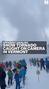 43K views · 766 reactions | SWIRLING SNOW: Apparent snow tornado or large snow whirl caught on camera in Stowe, Vermont. https://abcn.ws/2FDGjJ0 | ABC News | Facebook
