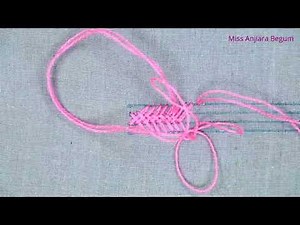 Vertical Herringbone Stitch Tutorial Step by Step