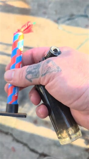 First time trying a Whistle Pete #pyros #pyronation #pyroaddicts #pyro #fireworks