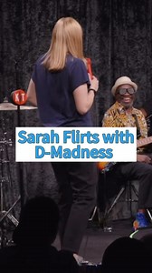 Sarah Flirts with D Madness‼️ @dmadnessproject Episode: Kill Tony #688 Comedians: @sarah.e.sloan @tonyhinchcliffe #comedy #hilarious #standupcomedy #funnyvideos #killtony #ktgems#killtonypodcast #kt688 #talksofthetown #tottcomedy #comedyvideos #tonyhinchcliffe #firstkiss #dmadness #sarahsloan #flirting #blindman #blind | Talksofthetown