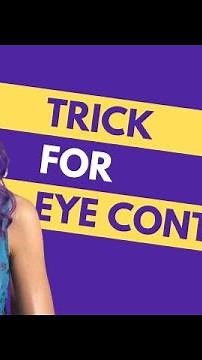 Awesome trick for eye contact on zoom
