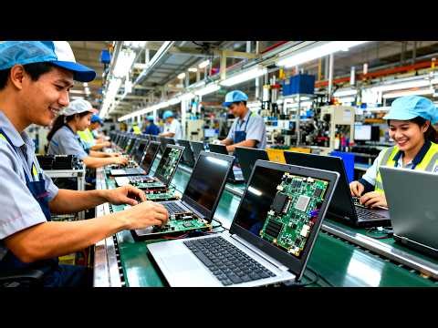 How Laptop is Made in Factory 💻💻