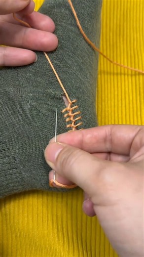 Easy Hand Sewing Hack to Fix Hole in Socks