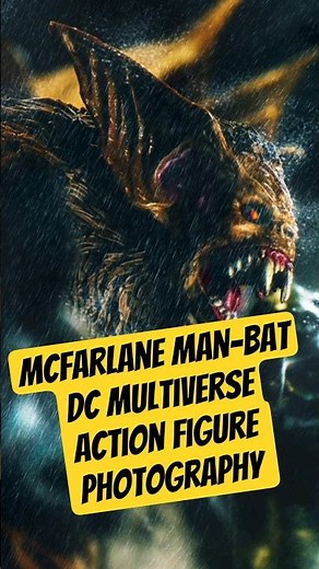 McFarlane Man-Bat DC Multiverse | Born of Shadows, Leather Wings Unfurl 🦇