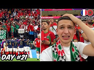 The Moment Morocco Lose to France at 2022 World Cup