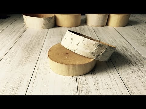 【白樺細工】白樺の樹皮の抜き方