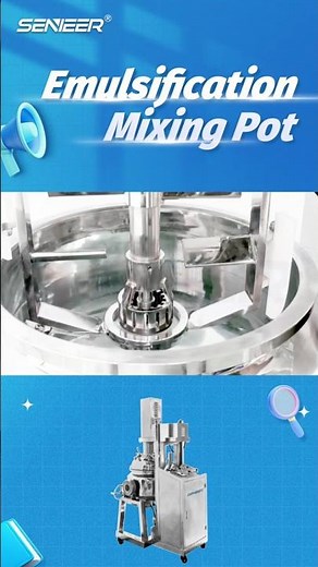 How does an emulsifying mixer work?