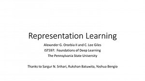 Representation Learning - SlideServe