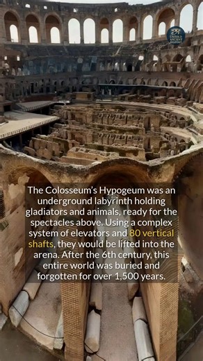 Step into the long hidden underground world of the Roman Colosseum. | Untold Ancient History
