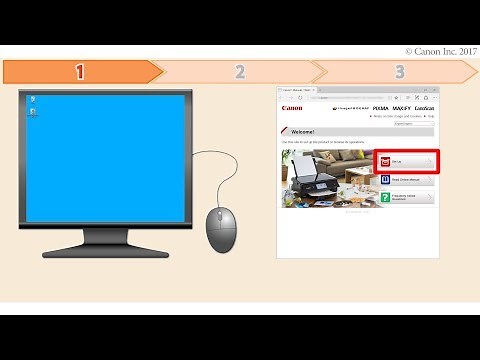 Connecting the printer and a computer - 1/4 (Windows) (TR8500 series)