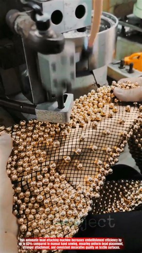 Innovative Automatic Bead Attaching Machine System: Best Precision Fabric Embellishment