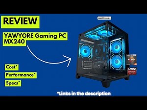 🔥 YAWYORE Gaming PC MX240 Review 2025 | Ryzen 5 5600G, 16GB RAM, 1TB NVMe SSD, Vega Graphics