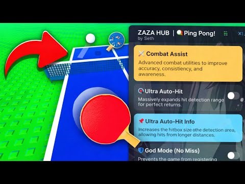 🏓 Ping Pong! Script ✨ AUTO HIT GOD MODE & MORE 🥷