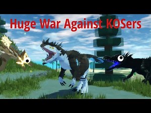 War Against KOSers! | Dinosaur Simulator Roblox