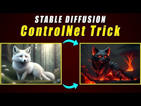 Stable Diffusion ControlNet Trick | Merging Image Trick | Controlnet Extension #stablediffusion