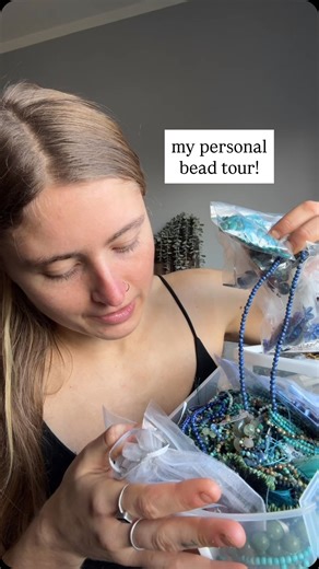 Natalia on Instagram: "Crystal/Bead Tour… part 1?😆 I’ve been putting off this video because I have such a disorganized system with storing my beads.. but I really enjoy talking with you guys, so I decided to just embrace the organized chaos 😂 majority of these beads were my own personal purchases, but some were gifted to me by people this last year, who were generous enough to bless me with beads they wouldn’t be using anymore 🥲 So many of these beads have stories that I wish I could share wi