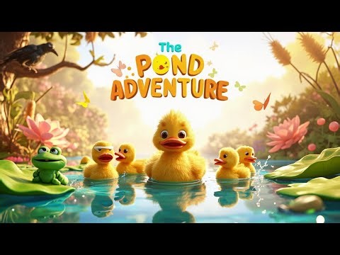 5 Little Ducks Lost in the Pond 🦆 The Pond Adventure Story