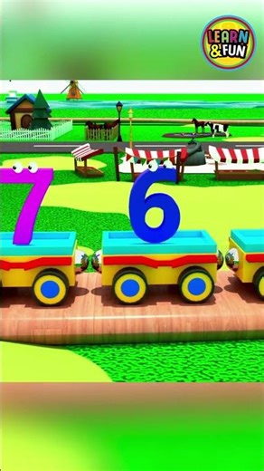 Learn Numbers by Train #numbers #shorts