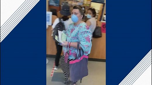 Woman uses racial slur against Asian postal worker