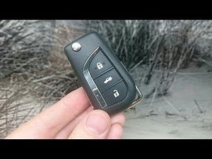 Yaris remote control battery replacement