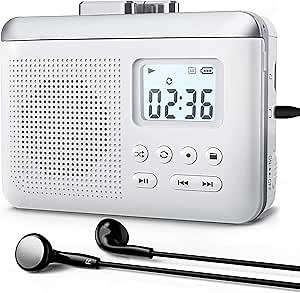 Amazon.com: Portable Walkman Cassette Player: with 16GB SD Card Vintage Cassette Tape Player,Convert Walkman Tape Cassettes with Recorder,Big Speaker,Earphone Jack,Built-in Microphone for Home,Park : Electronics