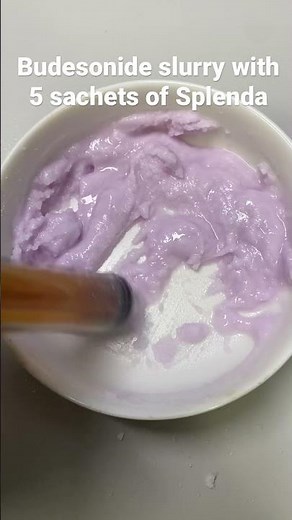 Budesonide Slurry with 5 packets of Splenda