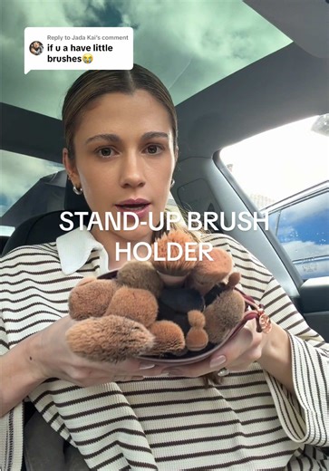 Revamp Your Makeup Routine with the Stand-Up Brush Holder