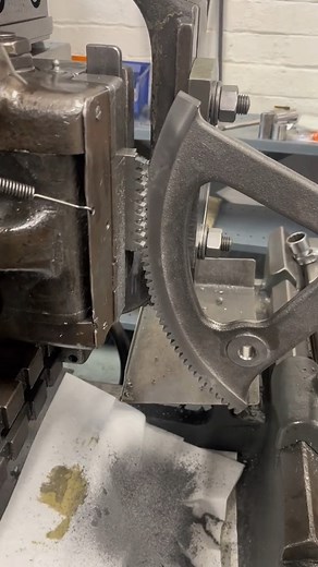 Cutting a spline today #gears #spline #fyp #viral | Machining11