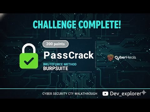 🔐 Pass Crack Challenge (Brute-Force) — CTF Walkthrough & Defensive Lessons & Security Tips