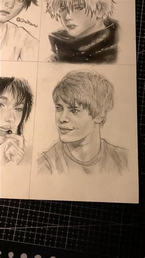 Justin bieber #draw #drawingtutorial #drawing #justinbieber #shorts